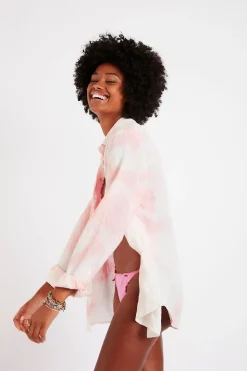 Banana Moon CHEMISE Tunique Beachwear rose PAROO ARUTA S- Tuniques