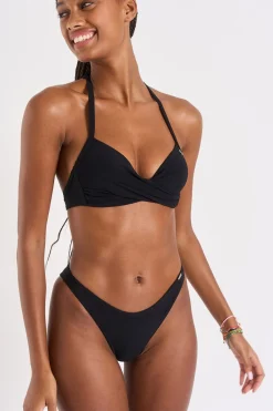 Banana Moon maillot de bain 2 pièces EYRO & PAEA BLACK-Femme Classique|Échancré